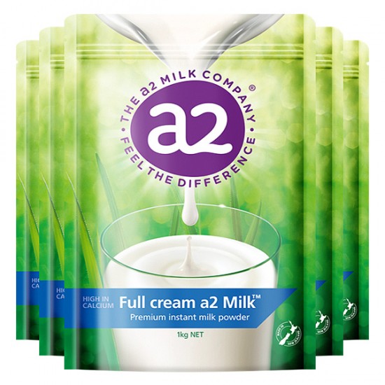 【排单发货】【a2白金 新西兰顺丰直邮】【6袋】A2 成人奶粉 全脂高钙奶粉  6袋 保质期：2027.7左右